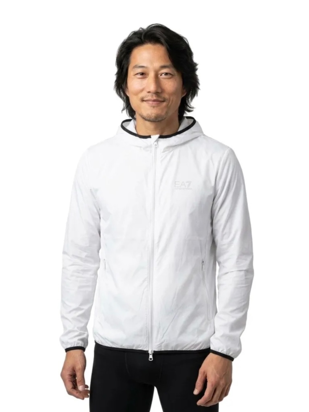EMPORIO ARMANI EA7 Light Hooded Jacket Size SMALL (NEW) $325 MSRP
